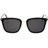 Tom Ford Asian Fit Smoke Grey Lens Shiny Black Sunglasses FT0949-D 01A